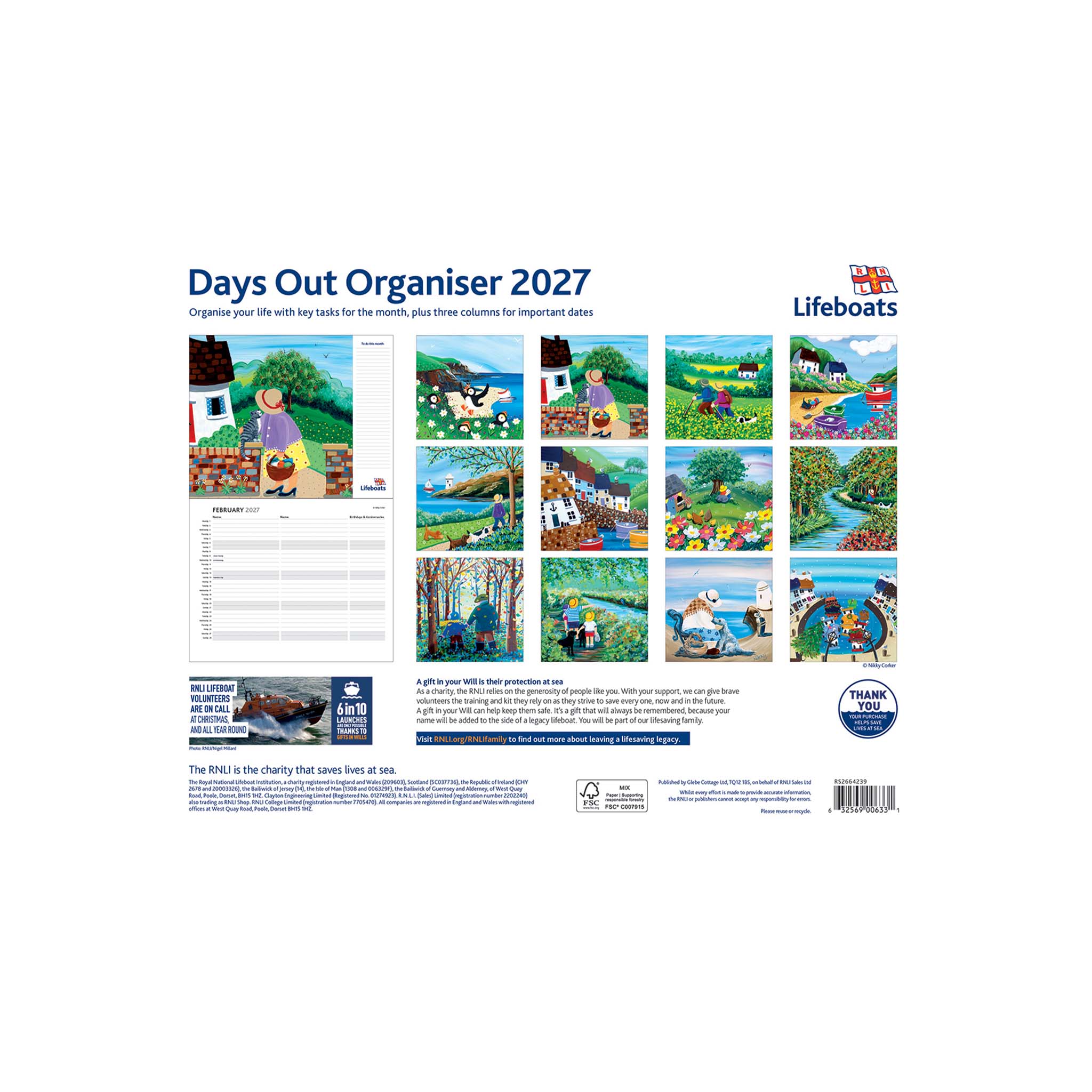 2027 Days Out Organiser Calendar - Image 3