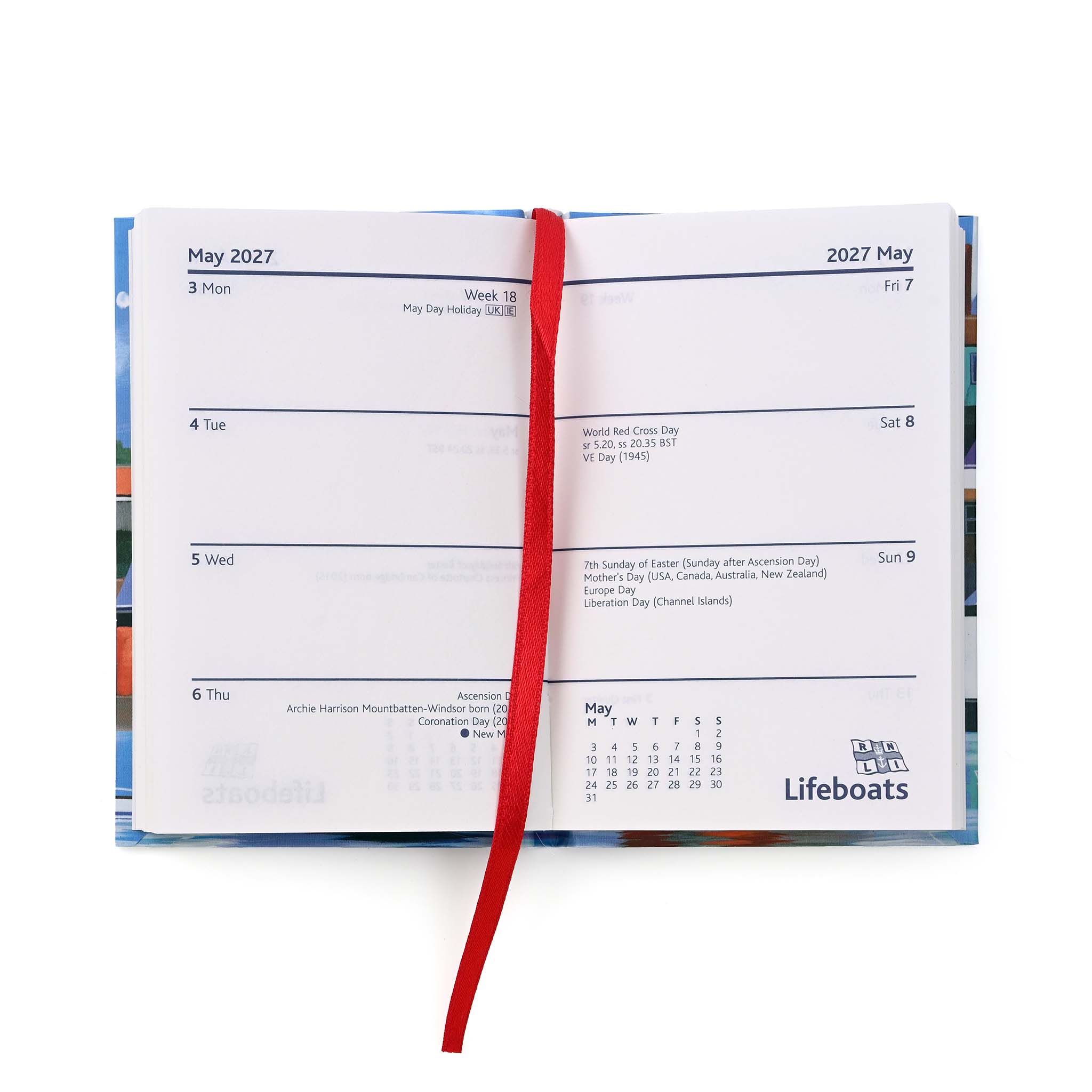 2027 RNLI Pocket Diary with Pencil, Harbourside - Image 3