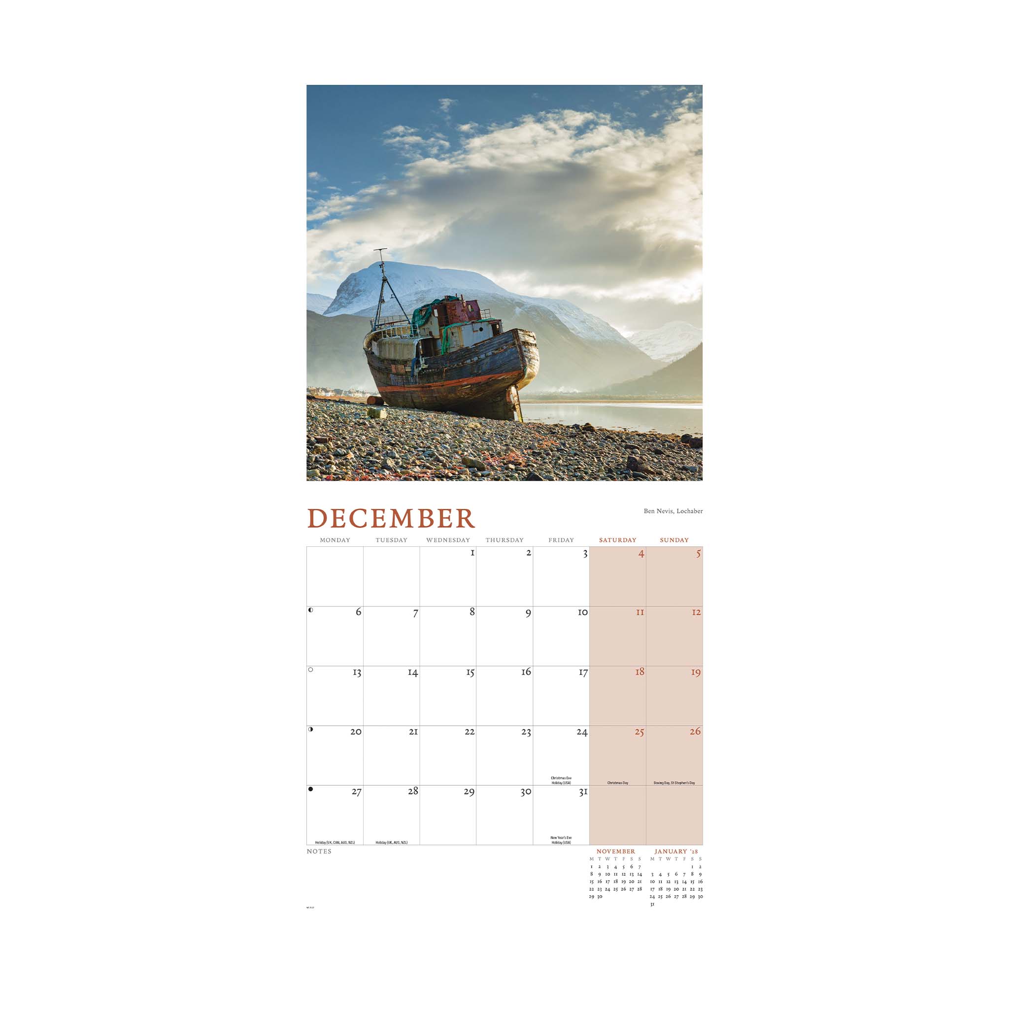 2027 Scotland Calendar - Image 2