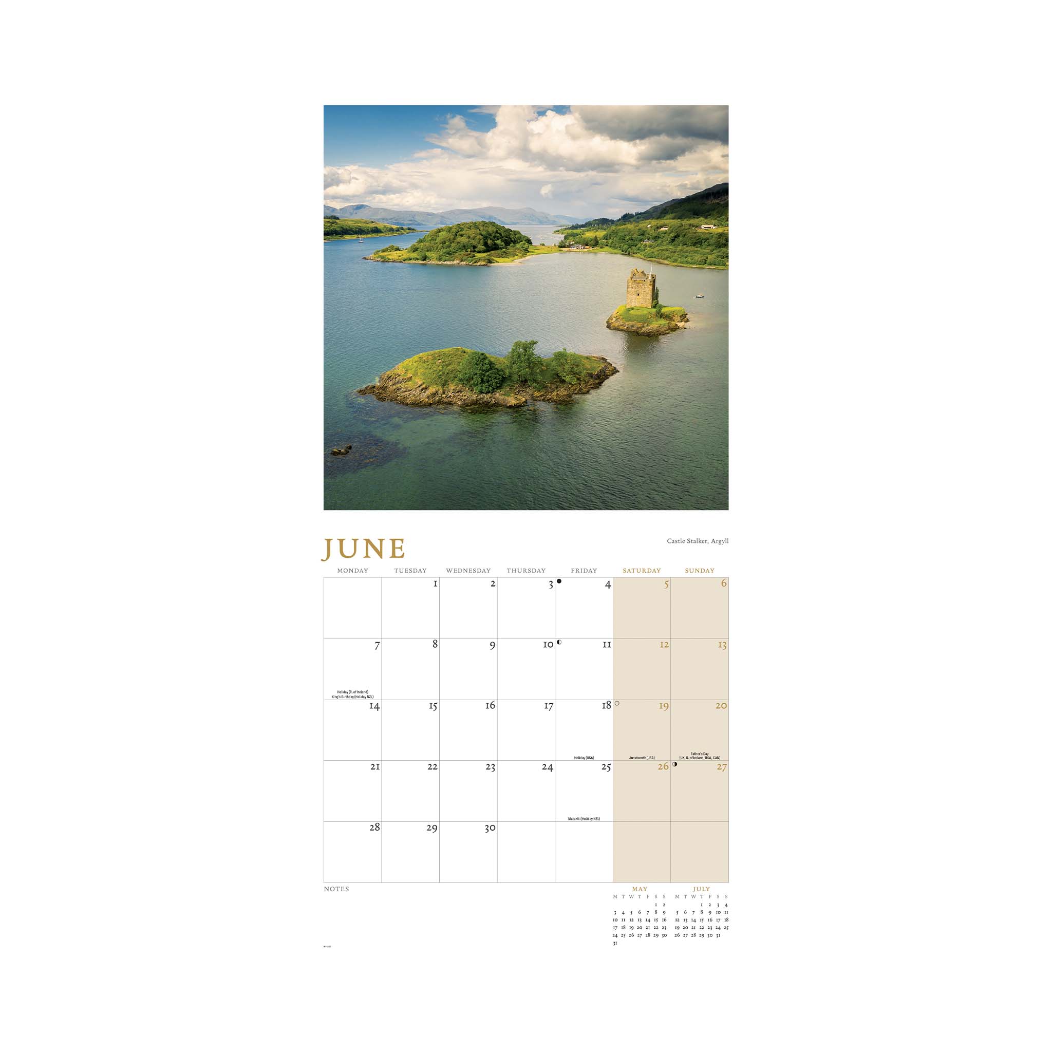2027 Scotland Calendar - Image 3