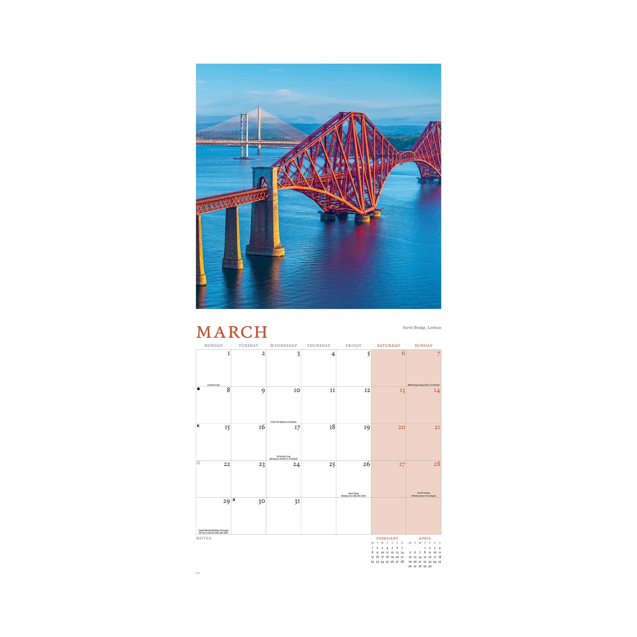2027 Scotland Calendar - Image 4