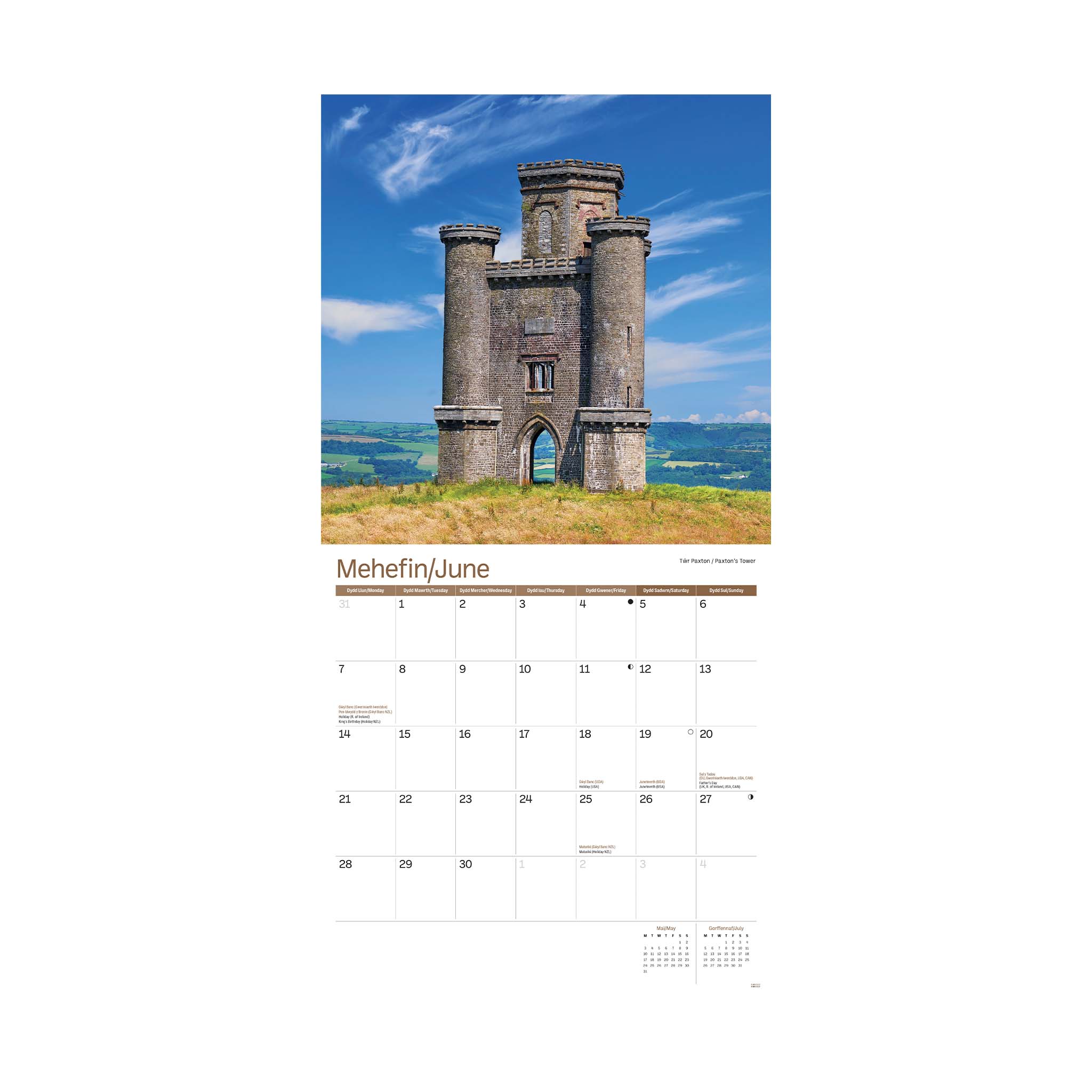 2027 Wales Calendar - Image 3