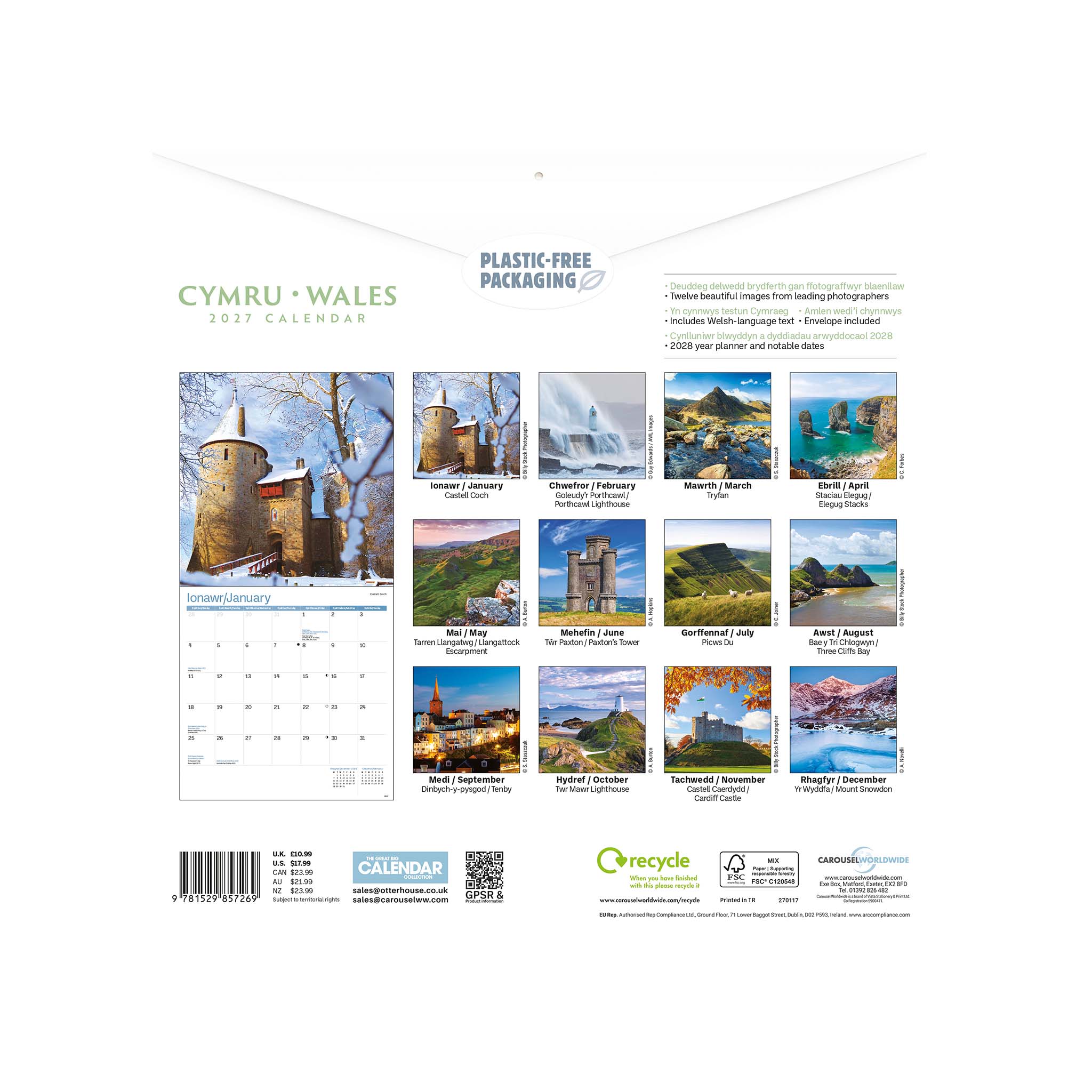 2027 Wales Calendar - Image 5