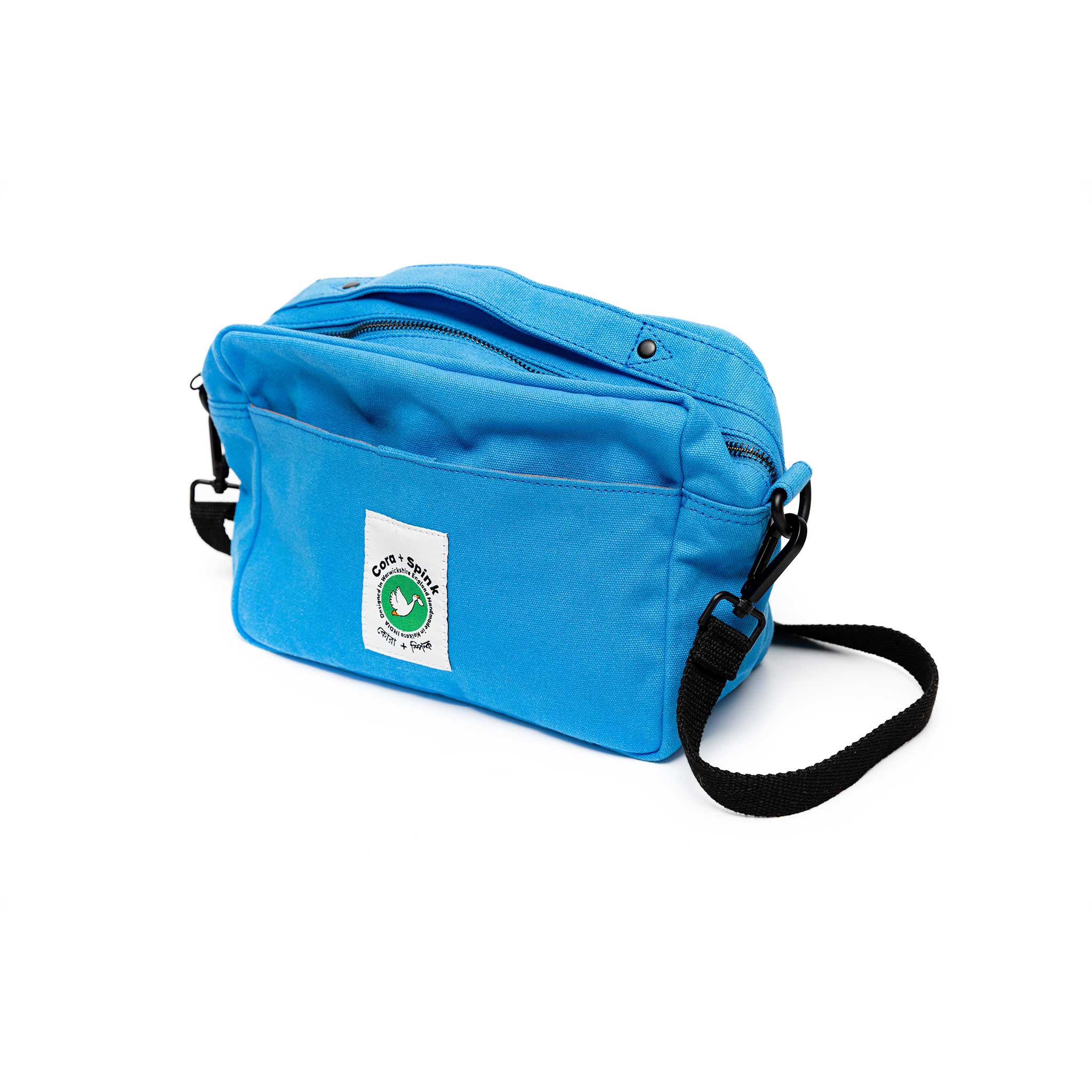 Cora + Spink Fonthill Canvas Bag, Aqua