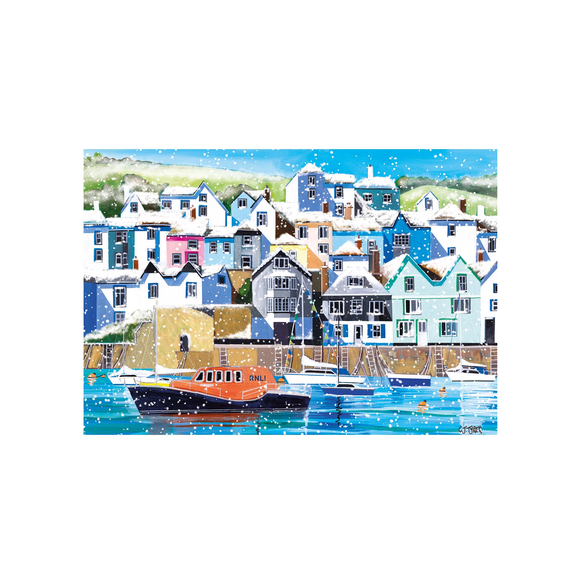 Harbourside Christmas Cards, Pack of 8