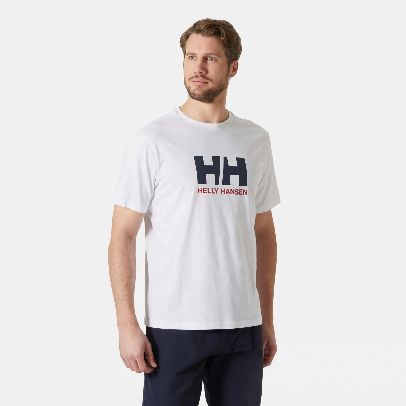 Helly Hansen Men's Logo Short Sleeve T-shirt - White - Image 4