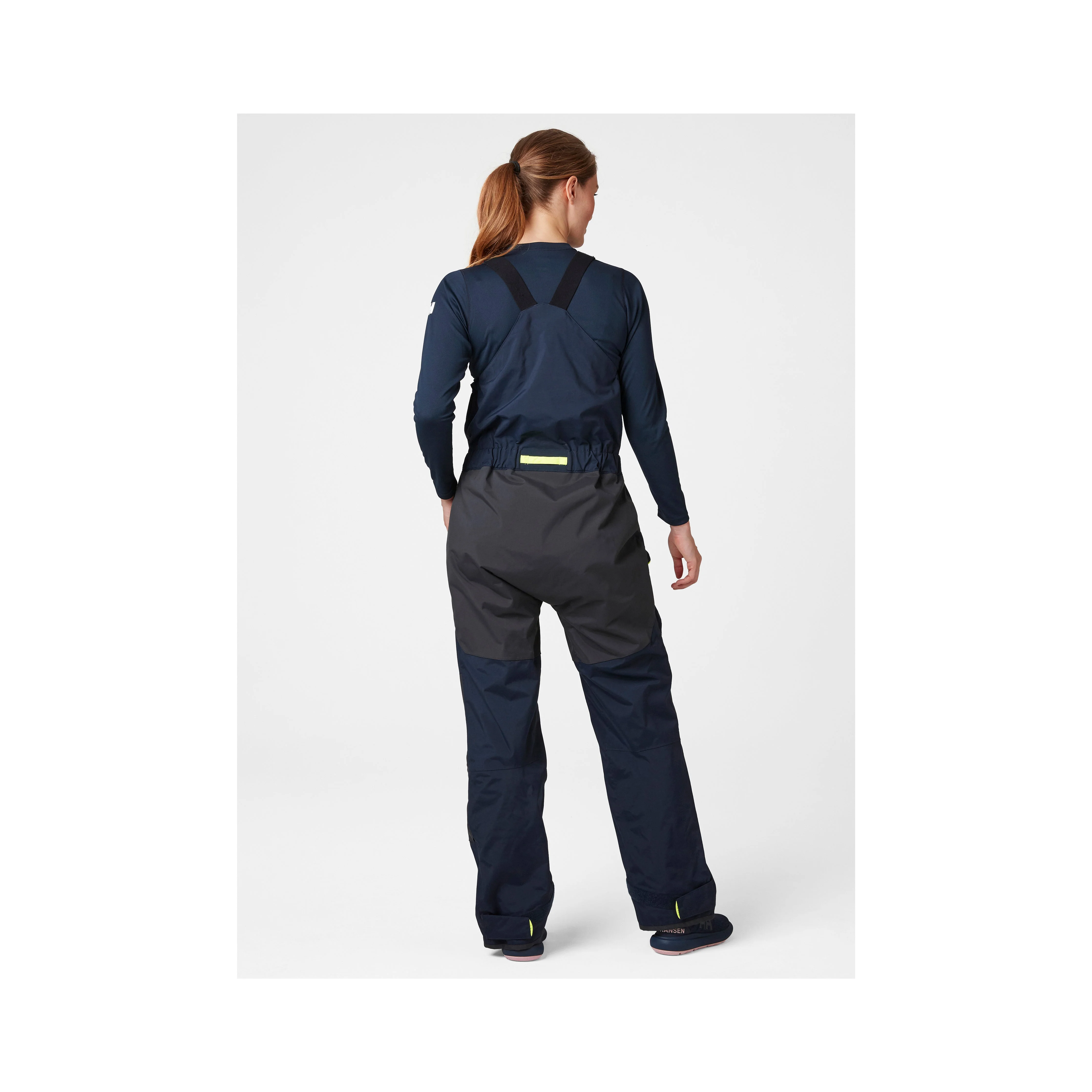 Helly Hansen Women's Pier Sailing Bib Trousers, Navy - Image 3