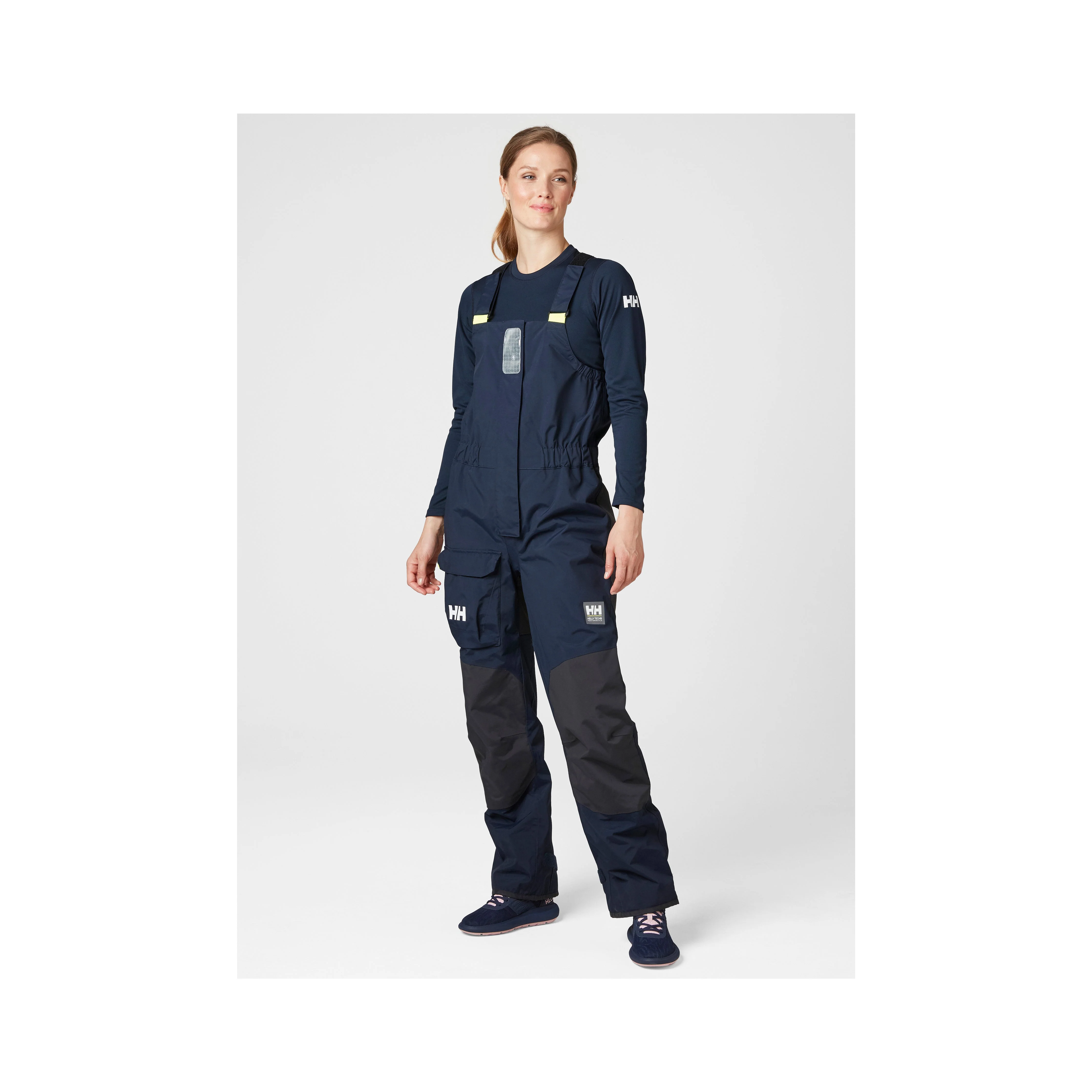 Helly Hansen Women's Pier Sailing Bib Trousers, Navy - Image 4
