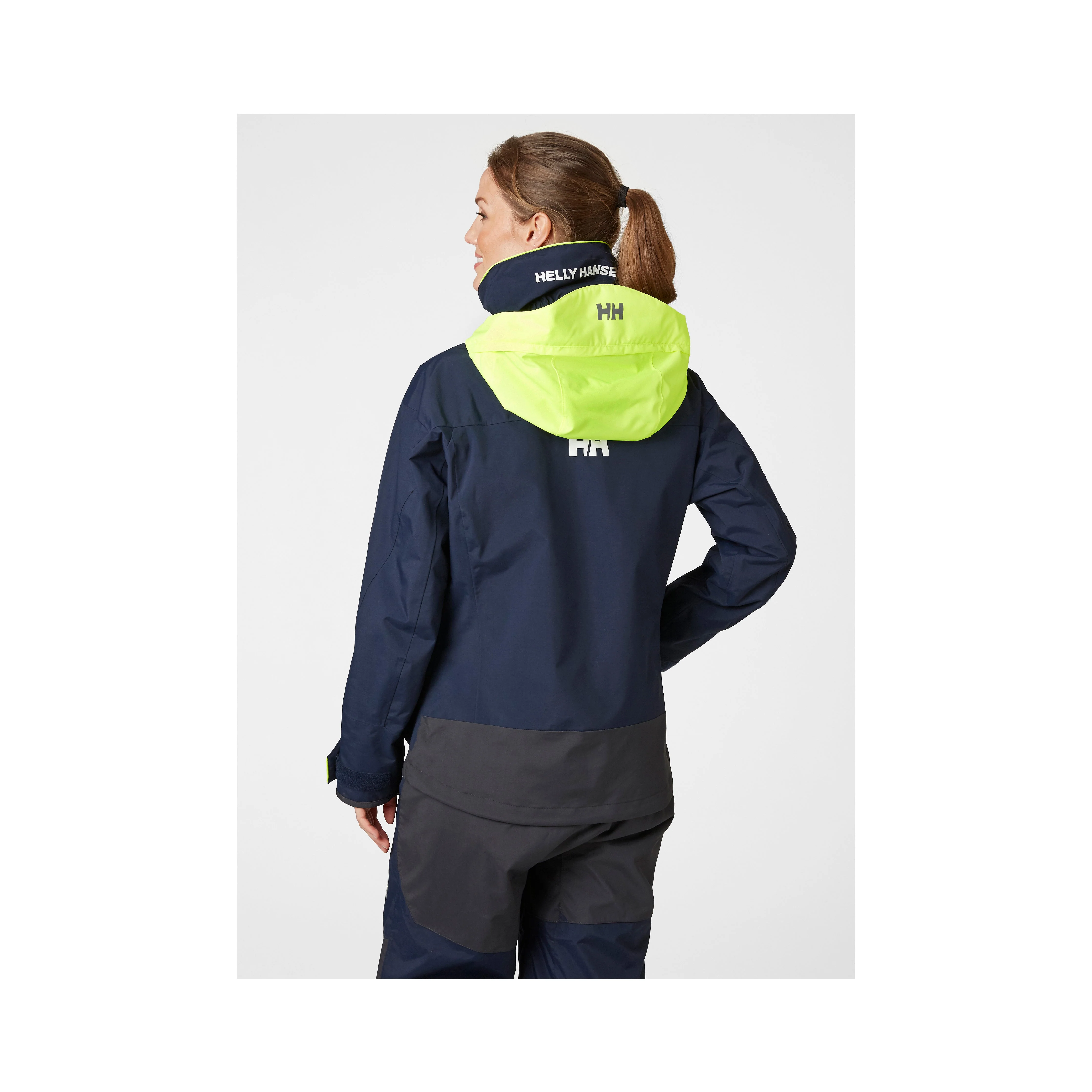 Helly Hansen Women's Pier Jacket, Navy - Image 4