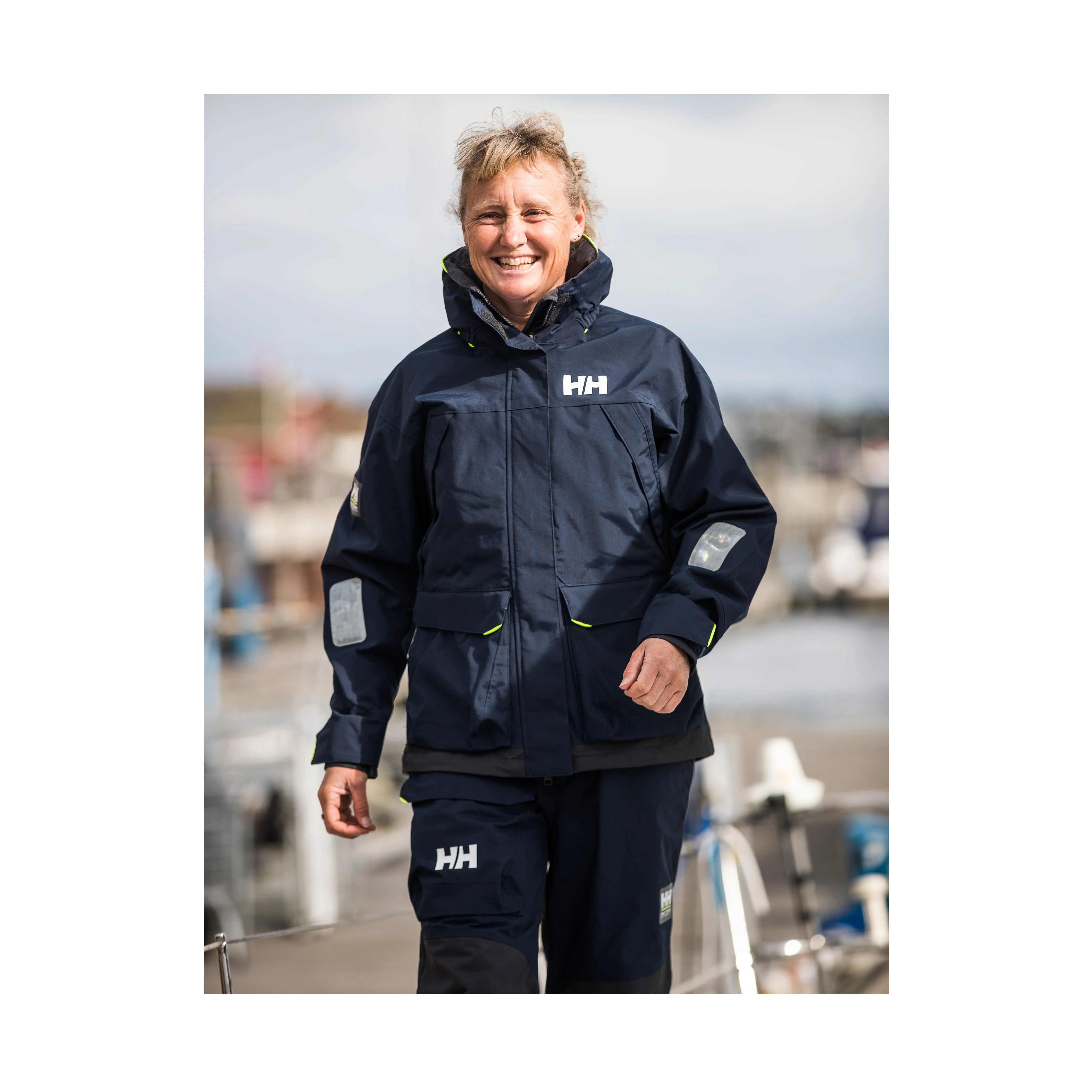 Helly Hansen Women's Pier Jacket, Navy - Image 5