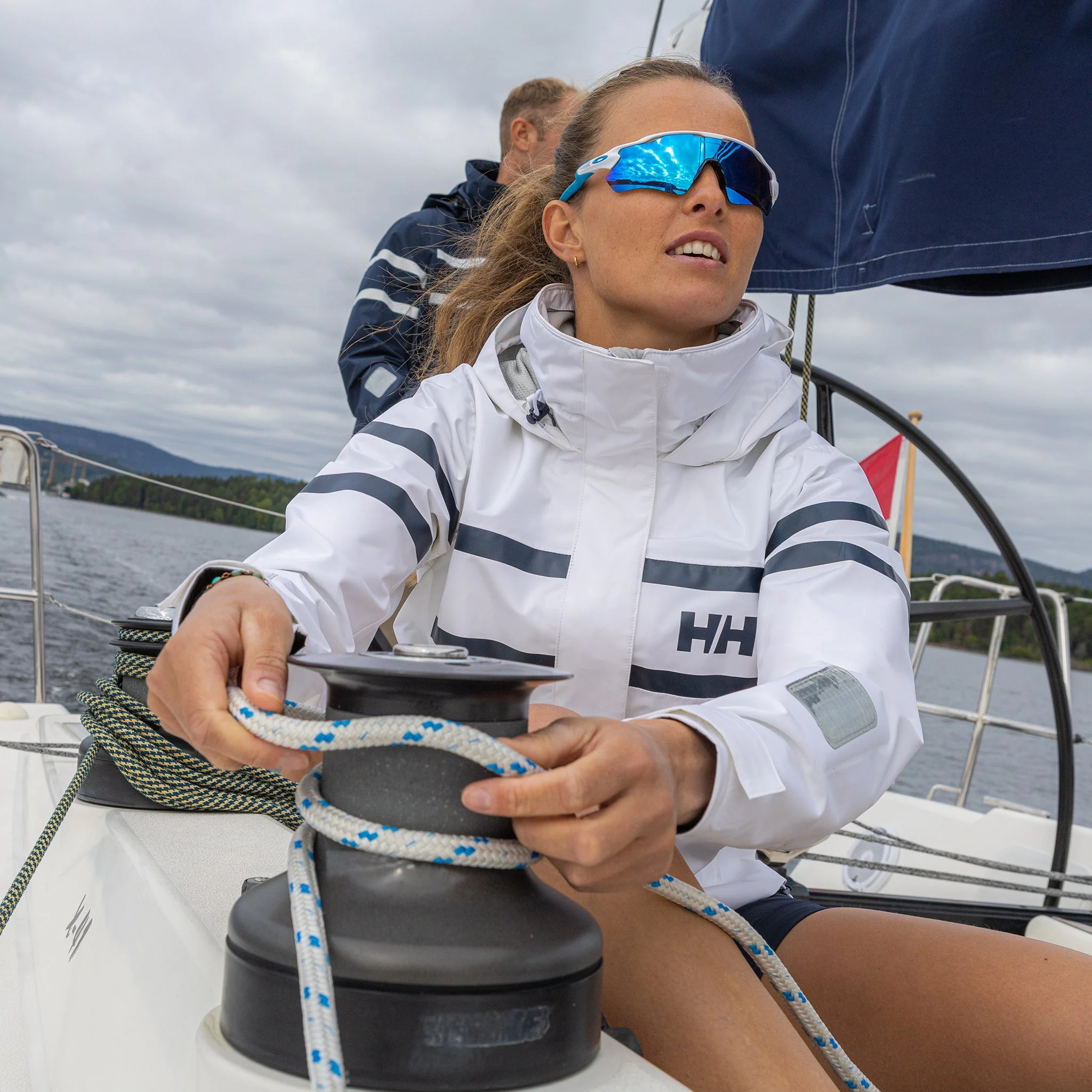 Helly Hansen Women's Salt Inshore Jacket, White - Image 6