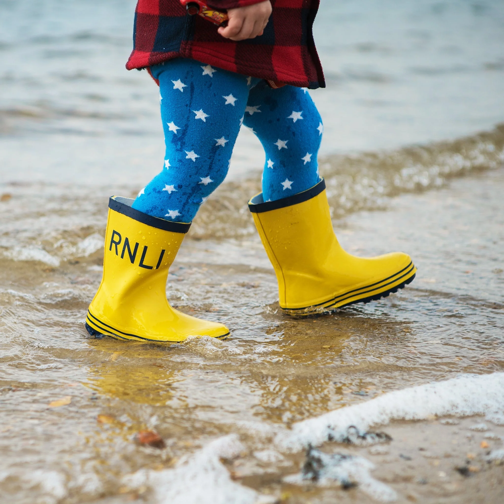 RNLI Kids' Yellow Wellies - Image 4