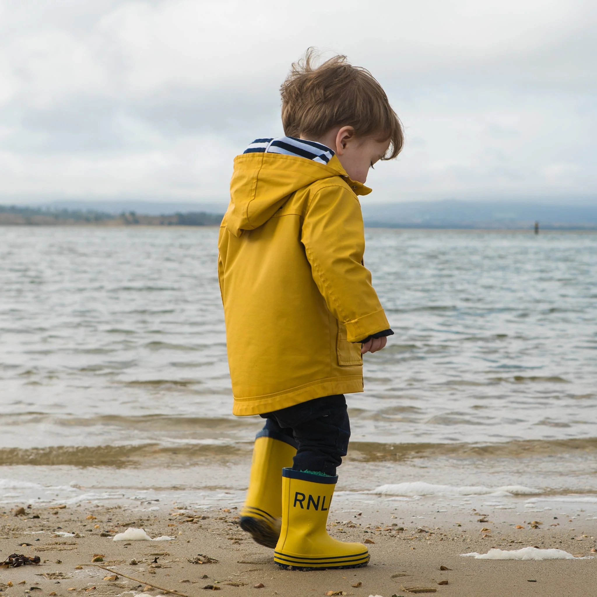 RNLI Kids' Yellow Wellies - Image 5