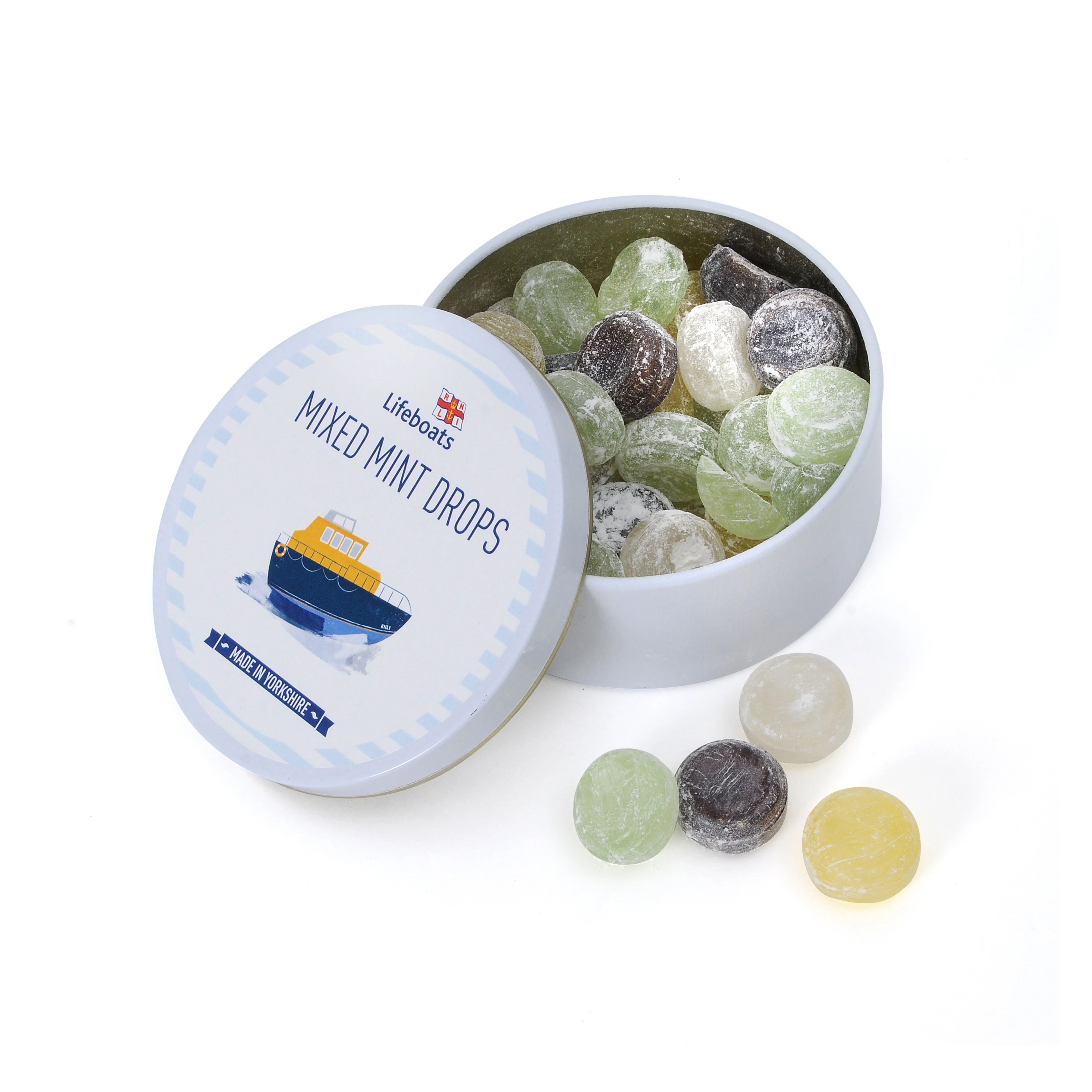 RNLI Mixed Mint Drops Travel Tin