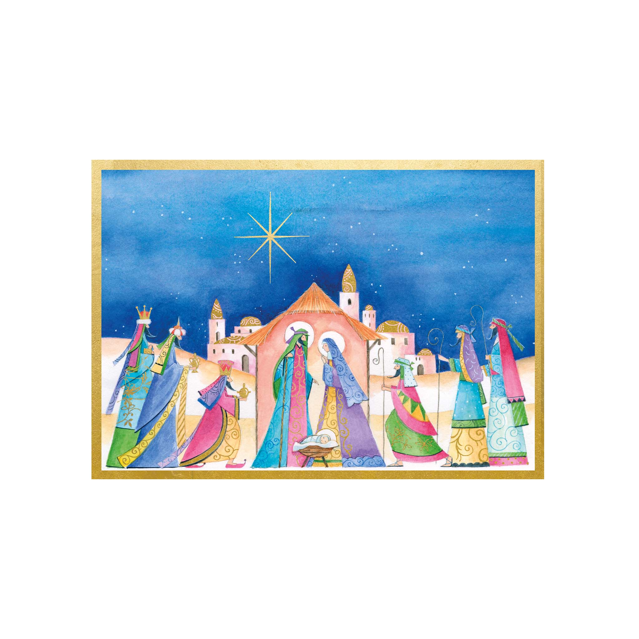 Nativity Christmas Cards, Pack of 8