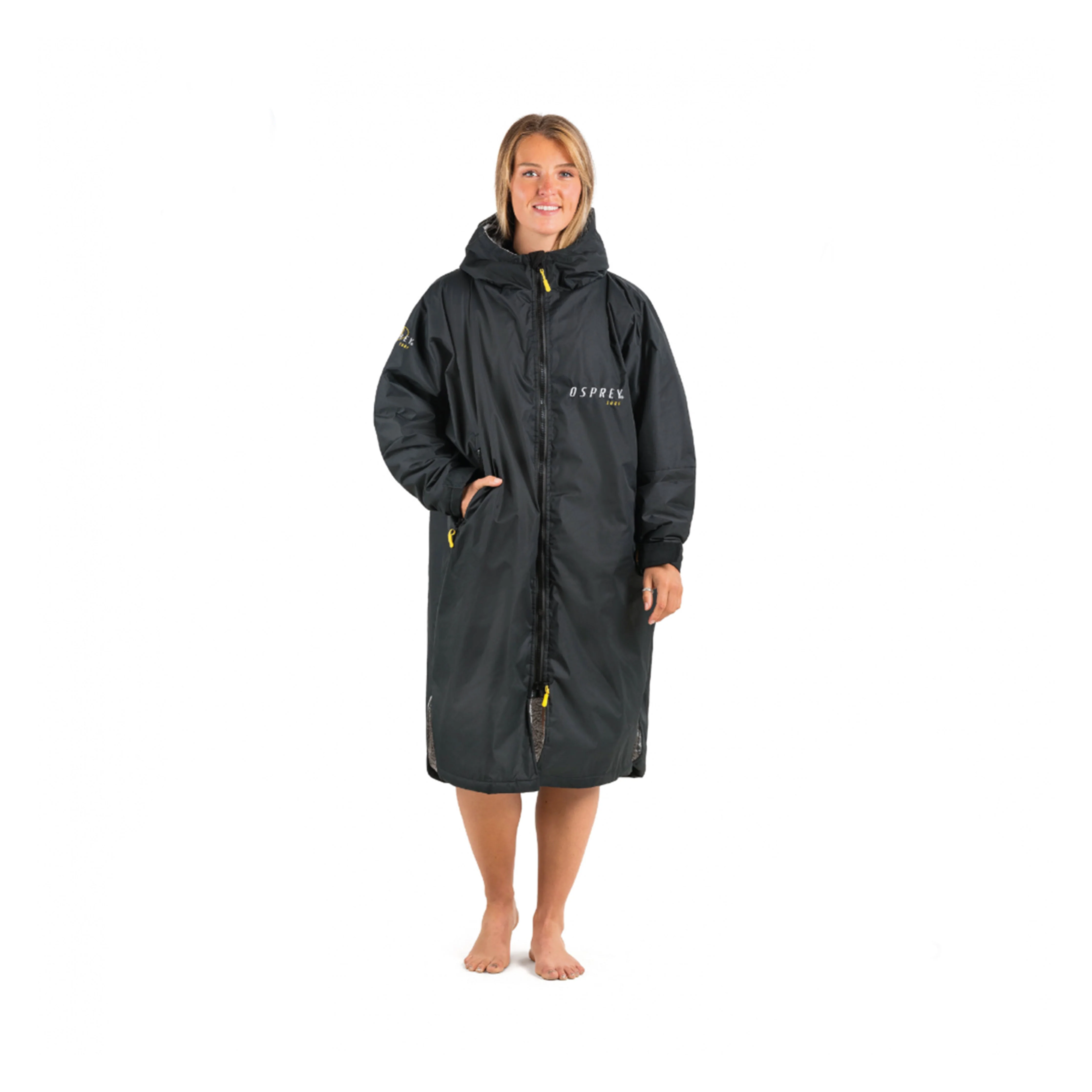 Unisex Osprey Waterproof Changing Robe, Black - Image 4