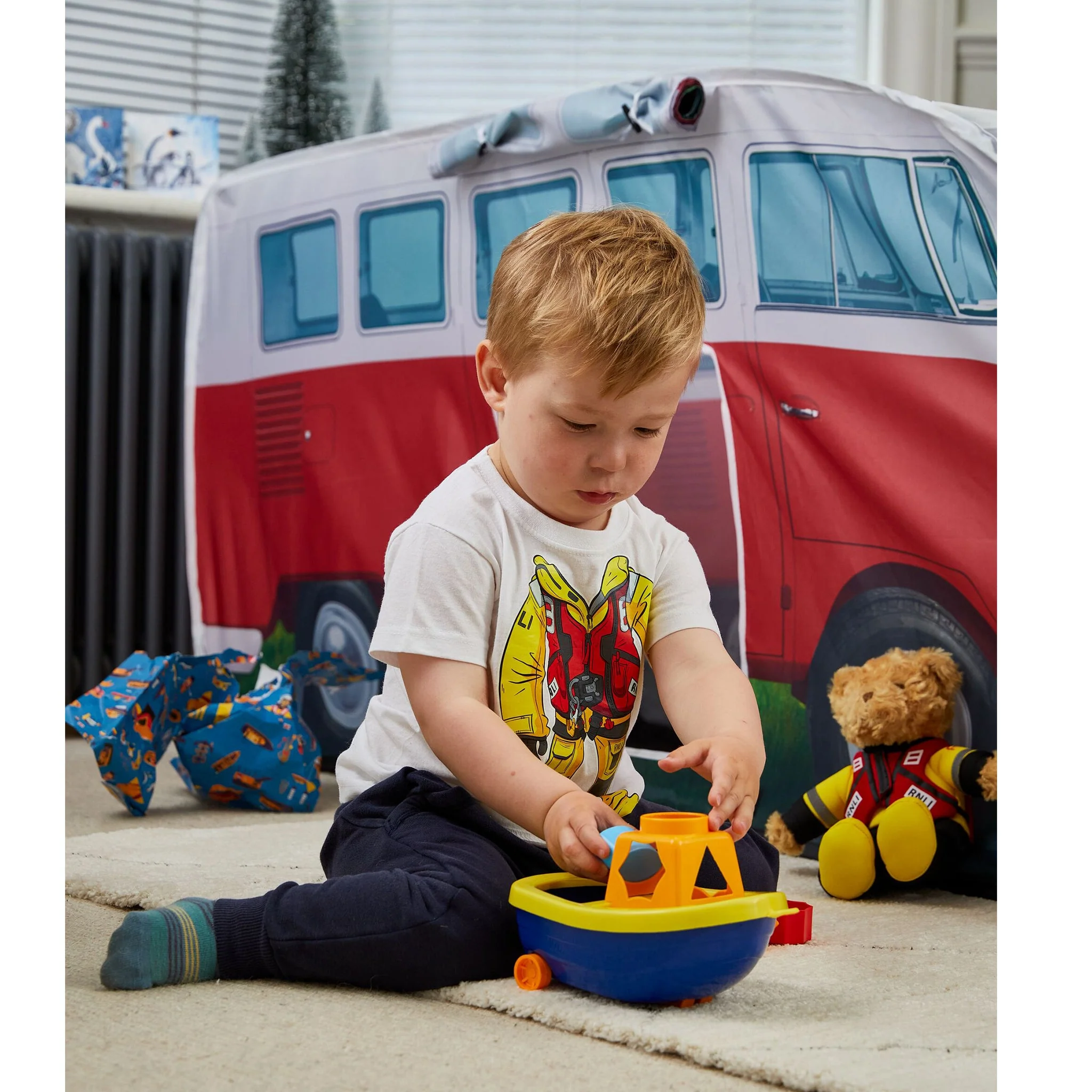 RNLI Bioplastic Boat Toy with Shapes - Image 5
