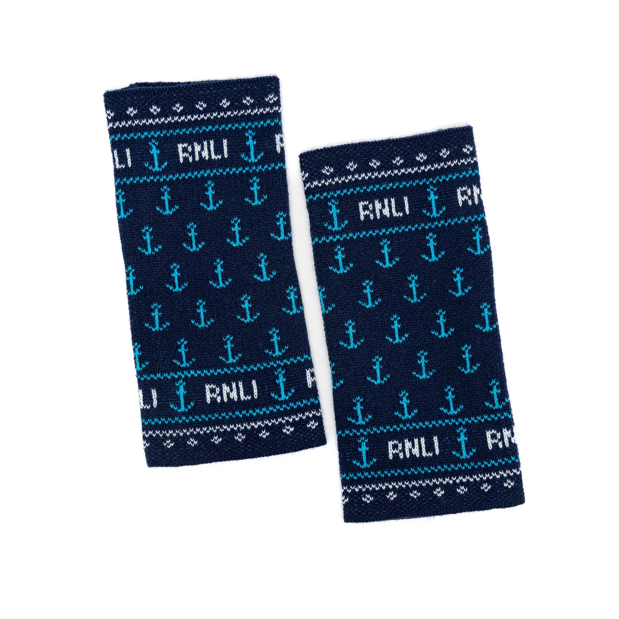RNLI Christmas Knitted Handwarmers - Image 2