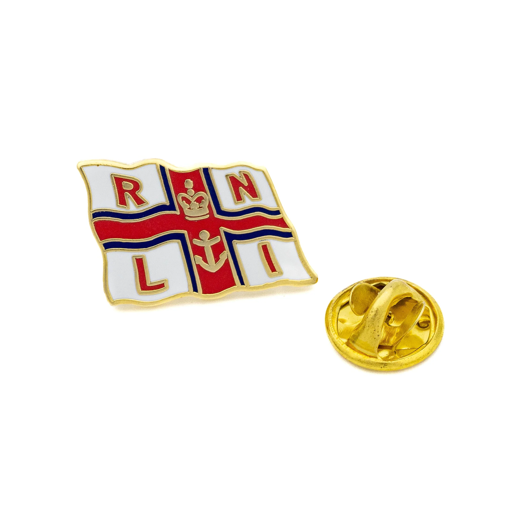 RNLI Flag Lapel Pin Badge, Gold - Image 2