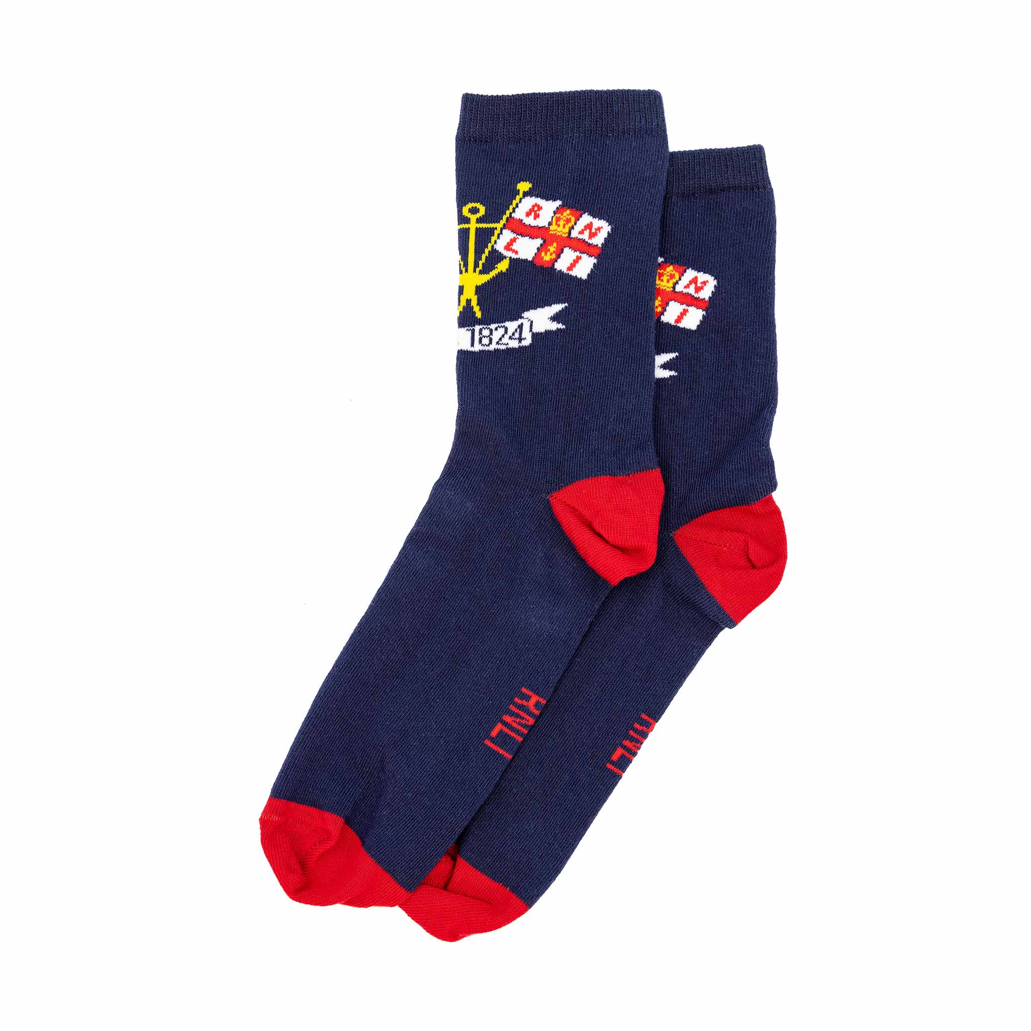 RNLI Navy Flag Socks, Pack of Two - Image 3