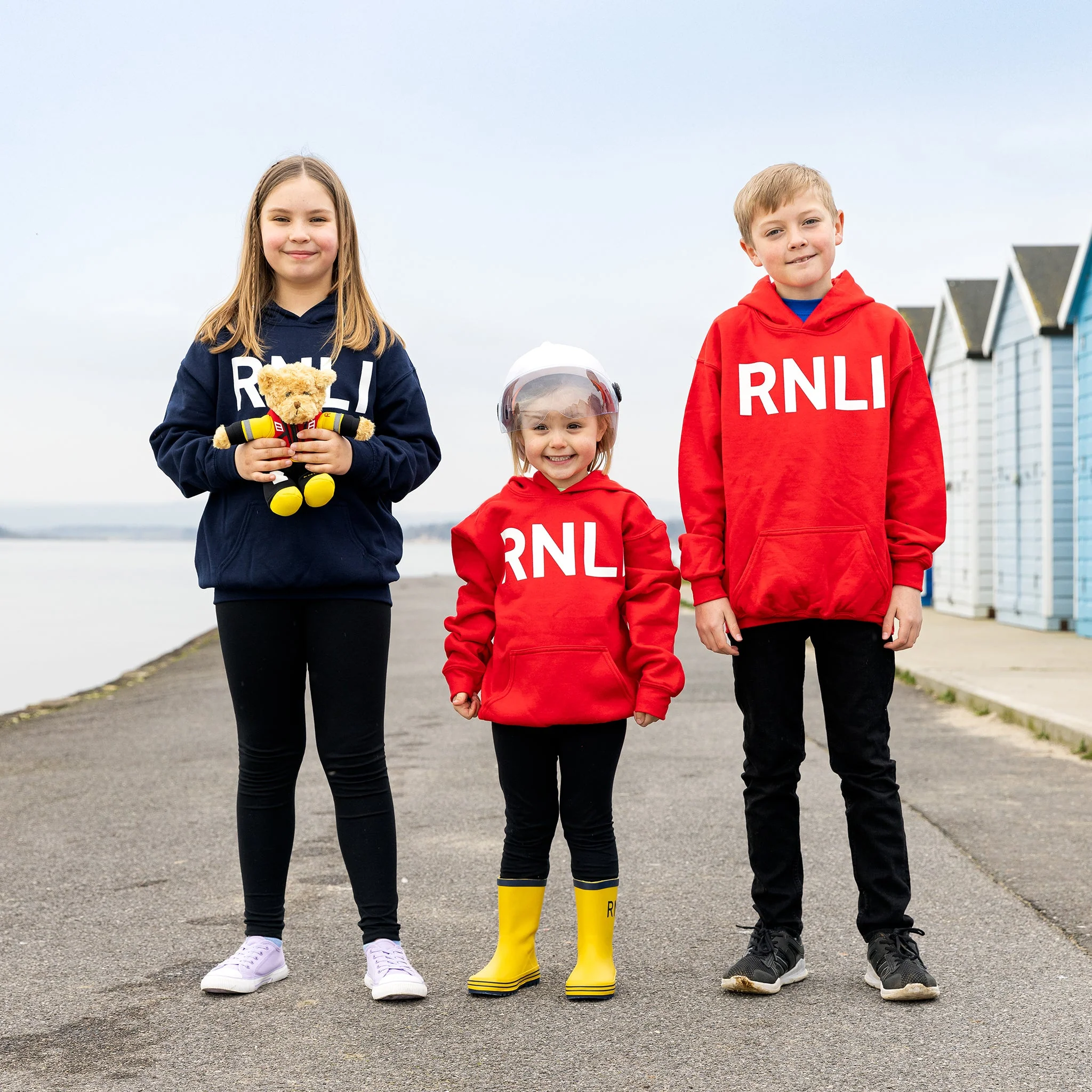 RNLI Kids' Adventure Logo Hoodie, Red - Image 4