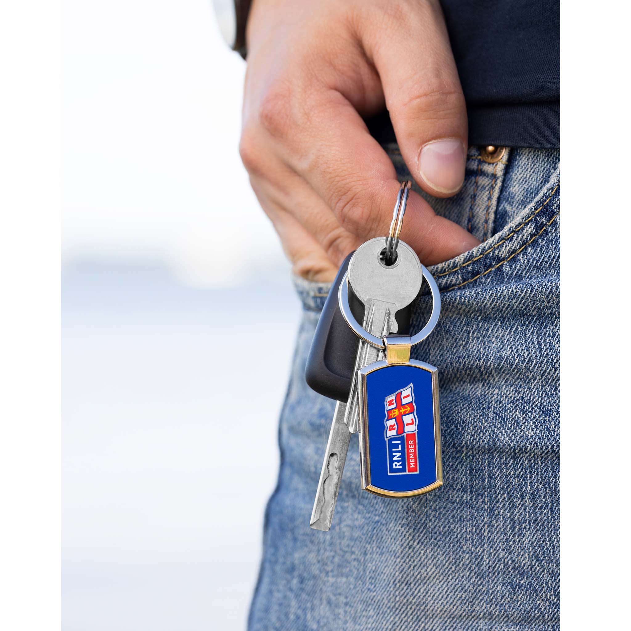 RNLI Membership Keyring, Navy
