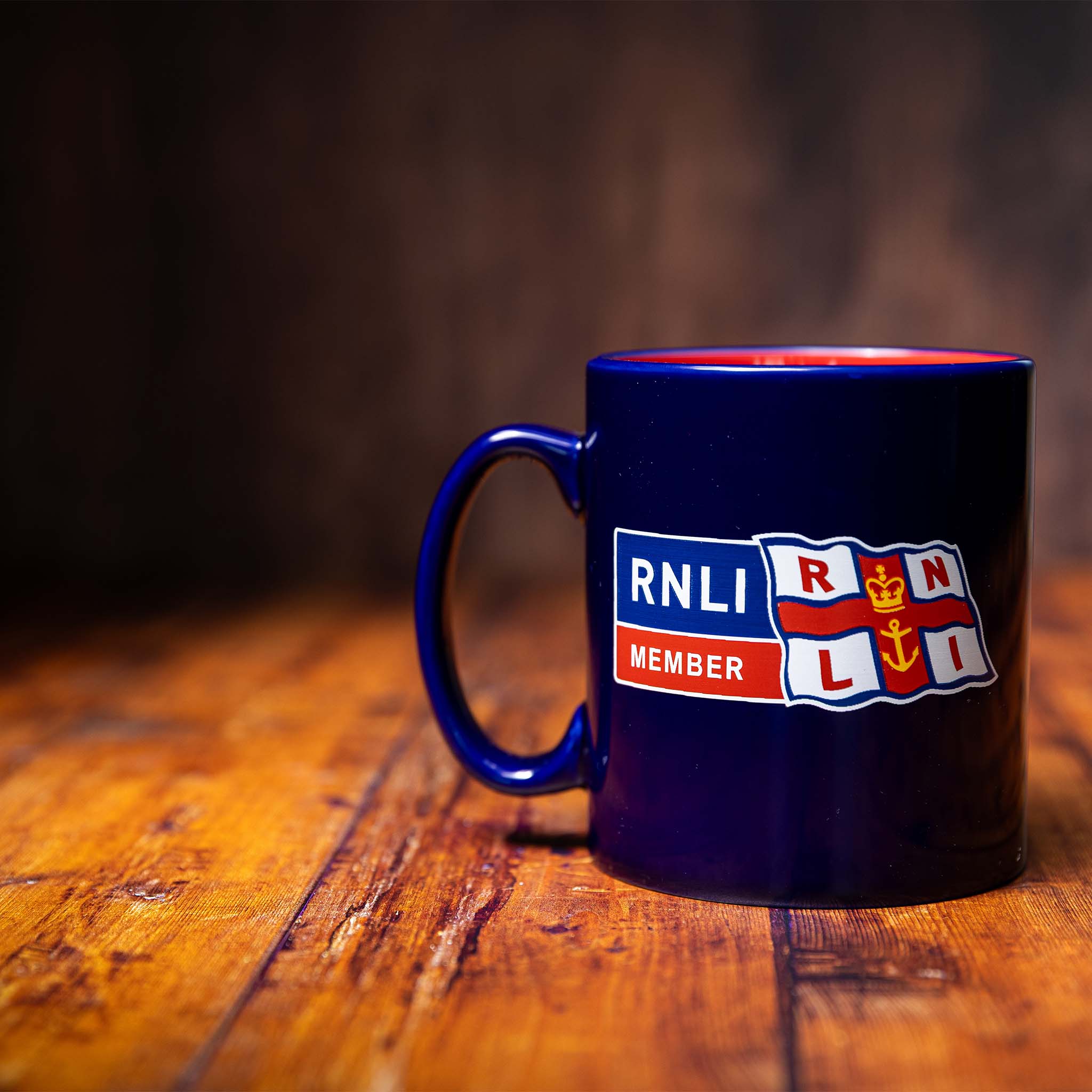 RNLI Membership Mug, Navy/Red - Image 3