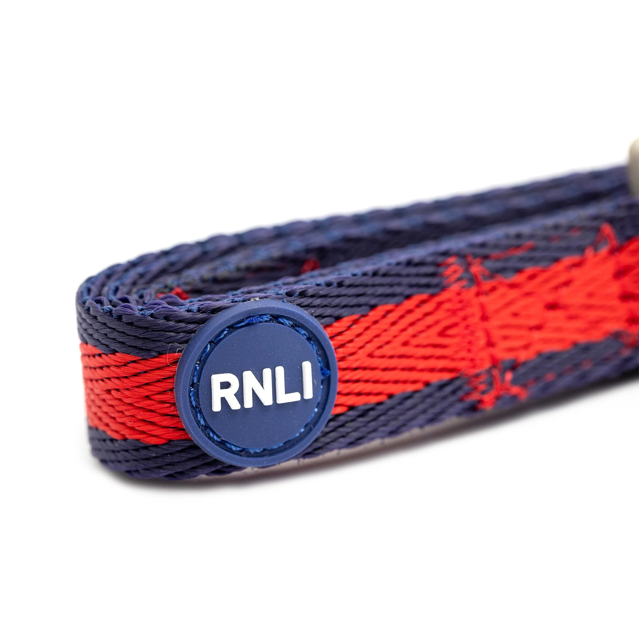 RNLI Stripe Dog Lead, Navy/Red - Image 4
