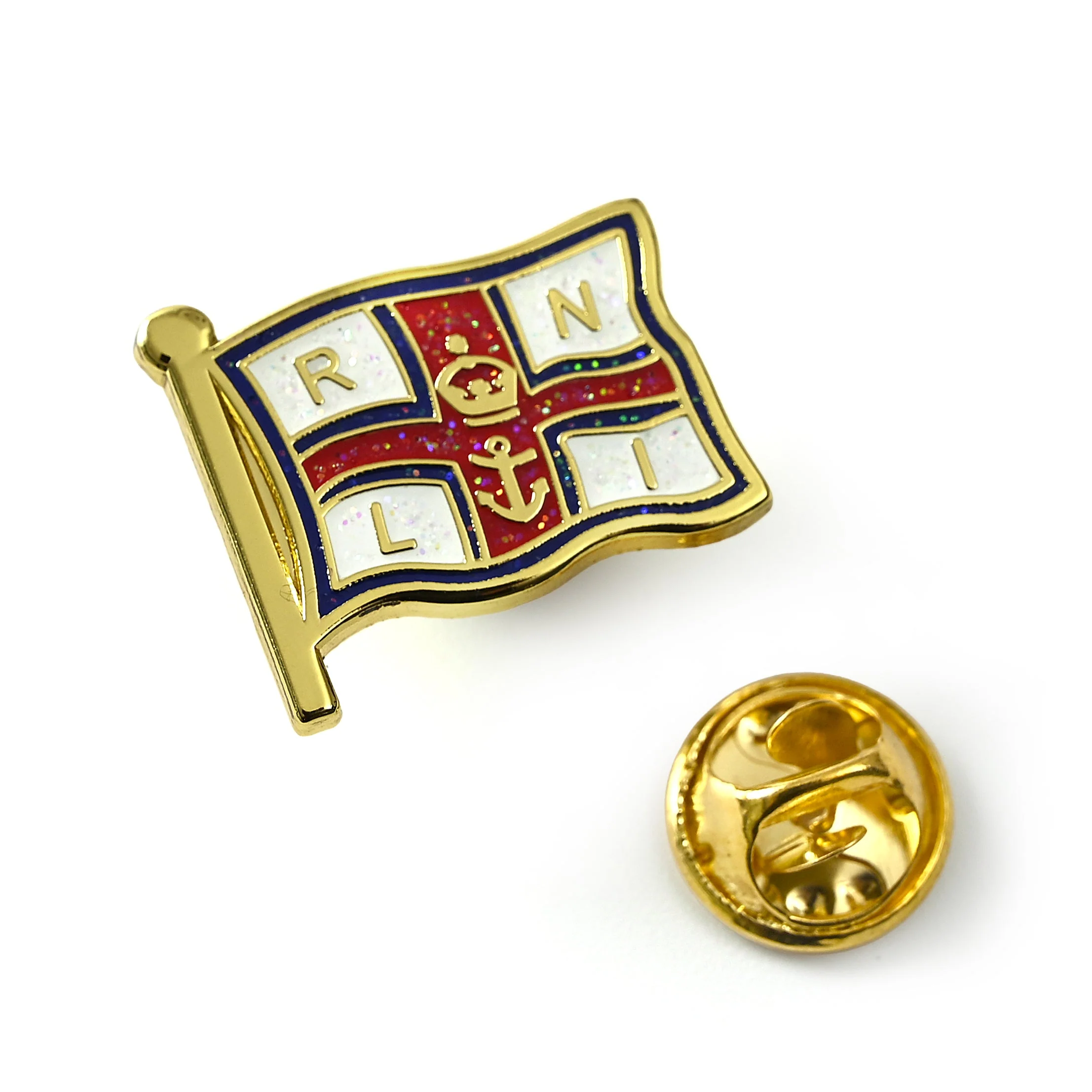 RNLI Flag Sparkly Badge - Image 4