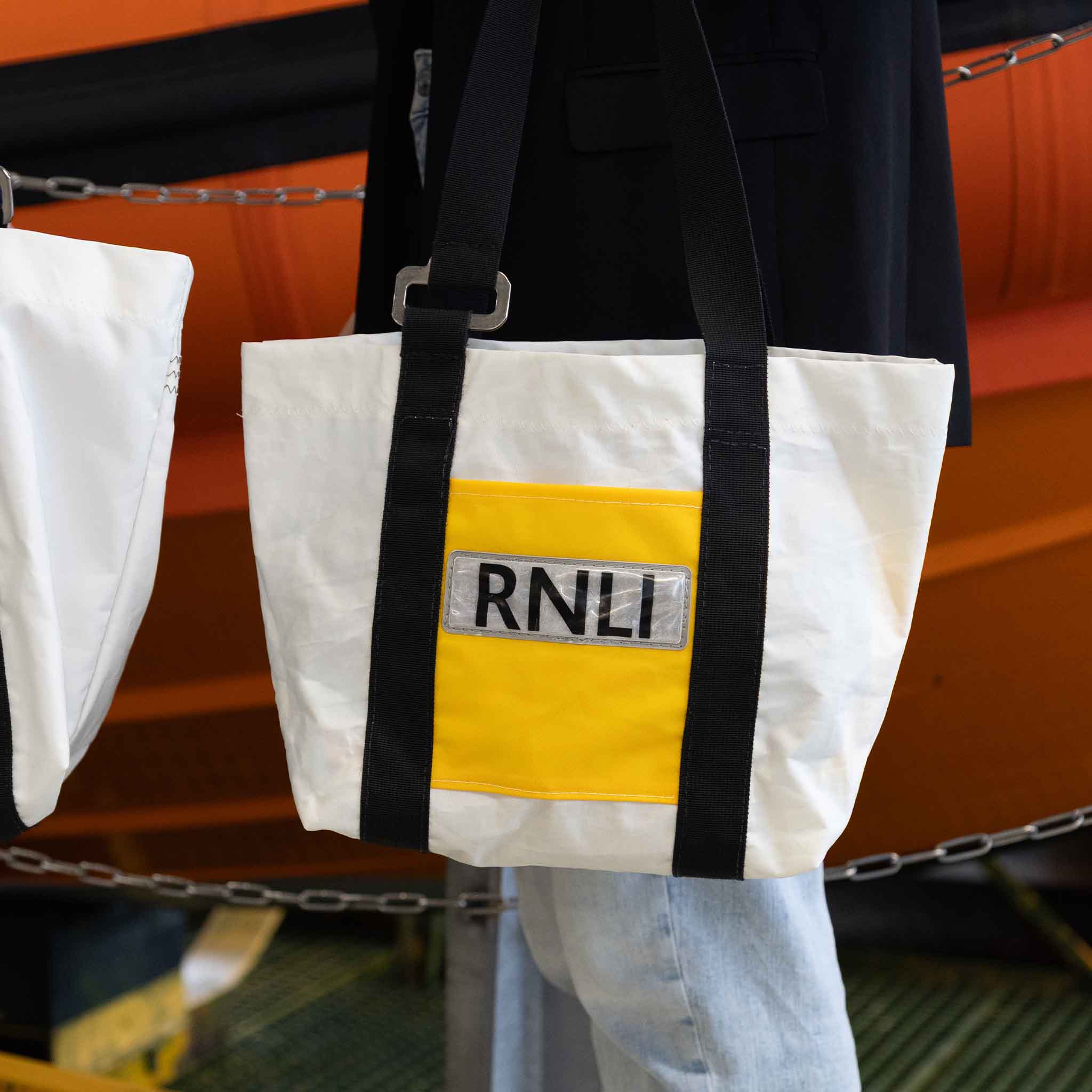 RNLI Repurposed ALB Lifejacket Tote Bag, Yellow