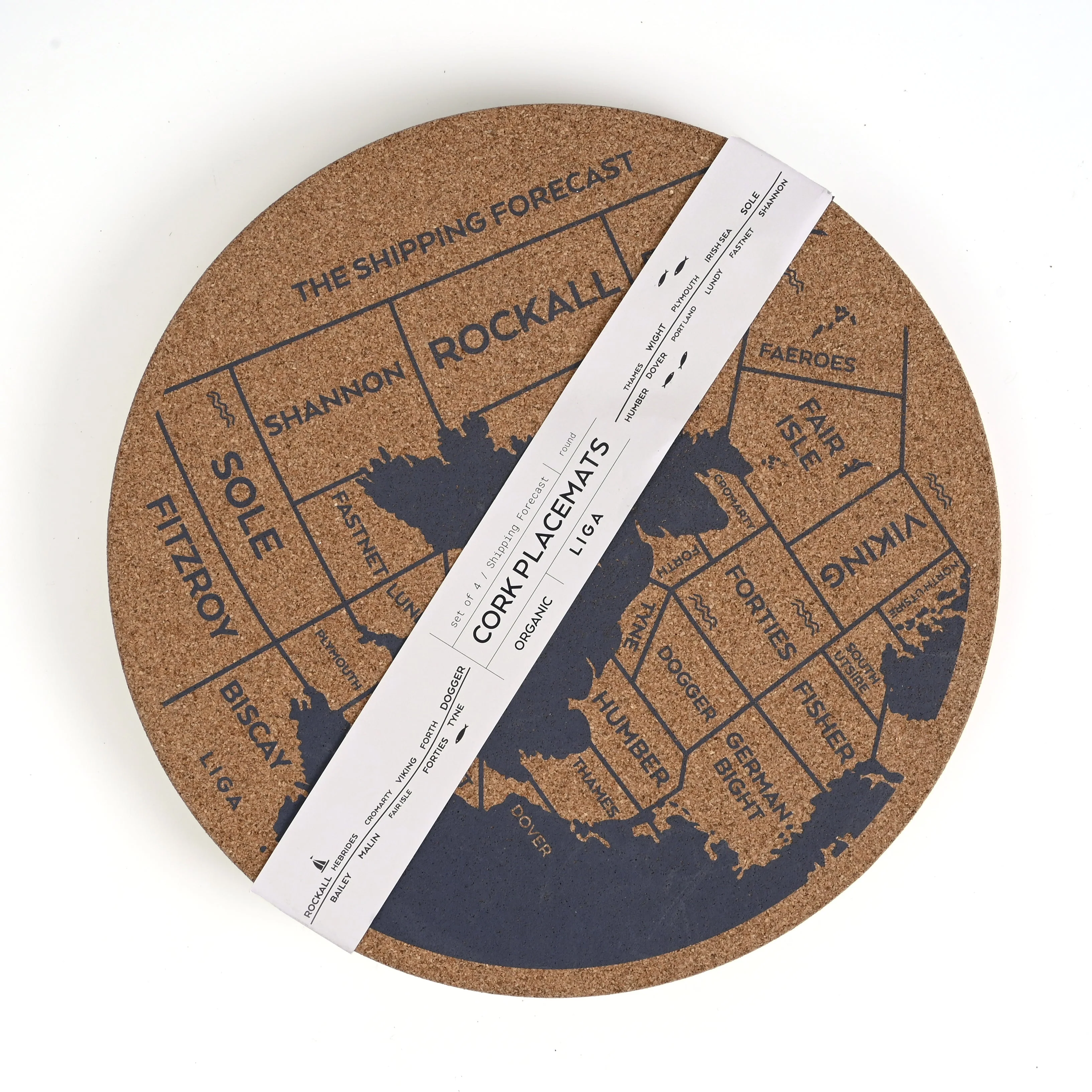 Cork Shipping Forecast Placemats, Set Of 4 - Image 3