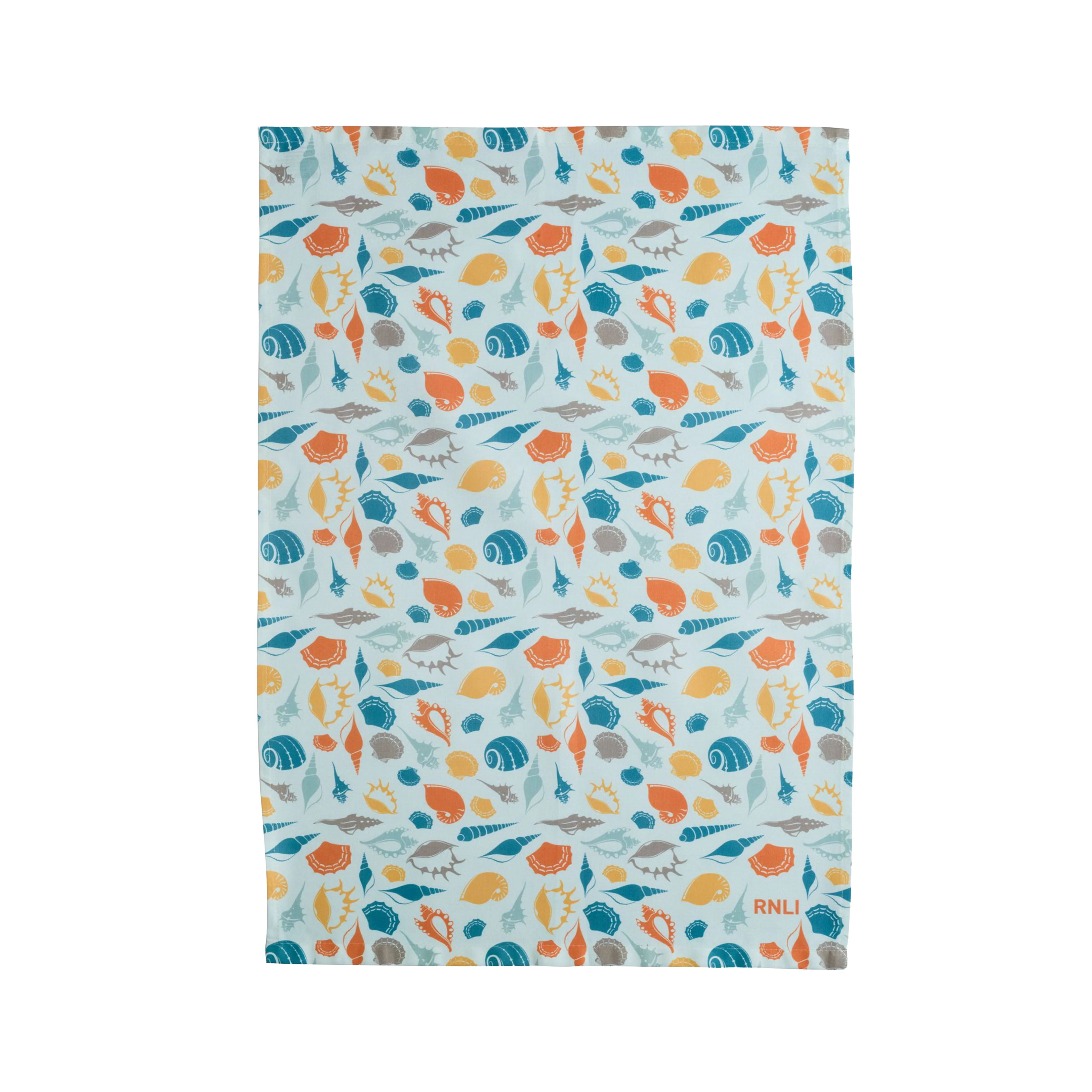 Shell Print Tea Towel, 2 Pack - Image 3